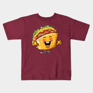 kawaii Taco T-Shirt cute potatofood funny Kids T-Shirt